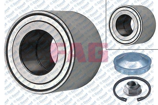 FAG 713644140 Arka Teker Rulmani Kit Trafic Ii Vivaro 2.0 16v 2.0 1.9dci 2.0dci 2.5dci [35*68*48]